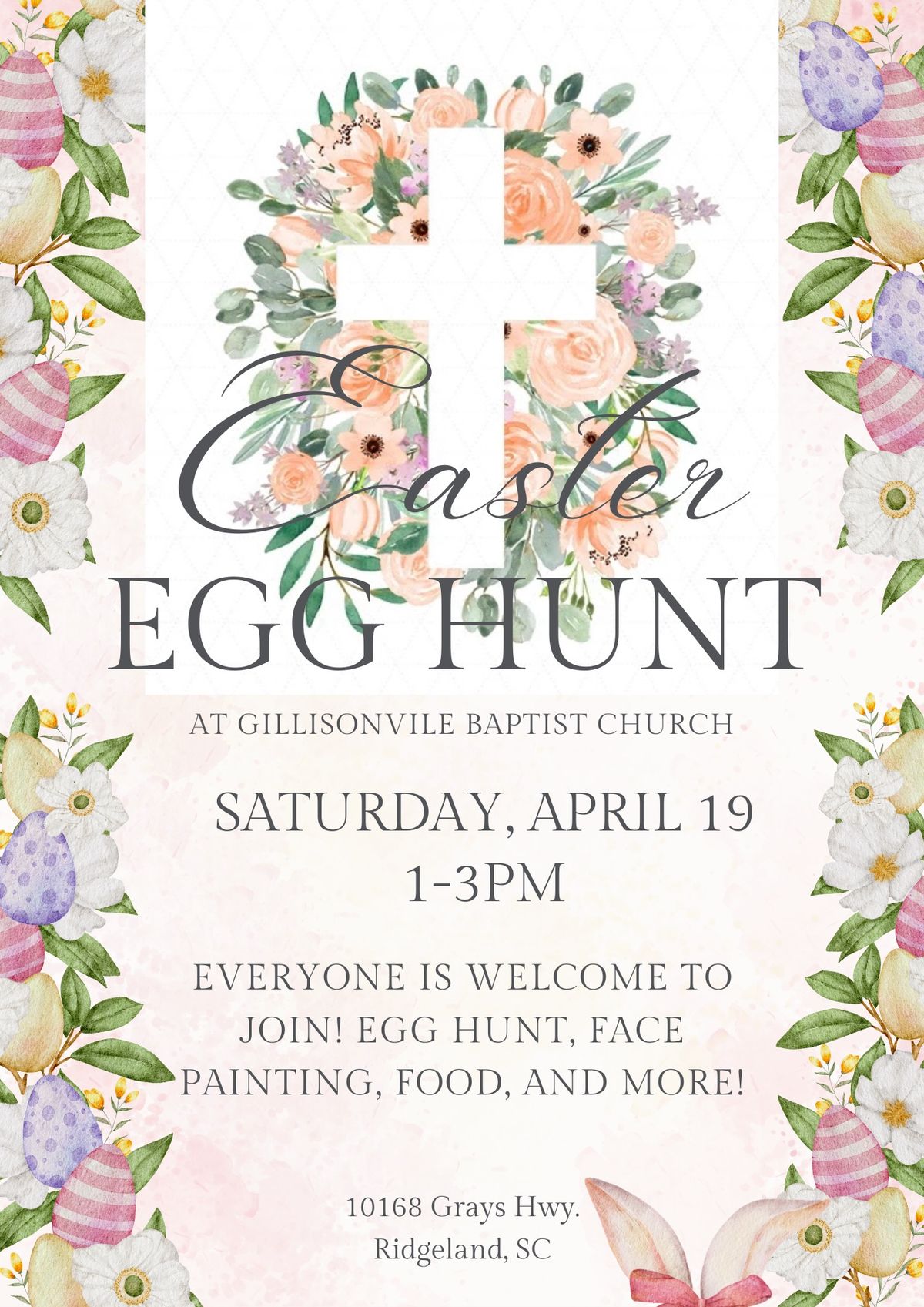 Gillisonville Baptist Egg Hunt Event