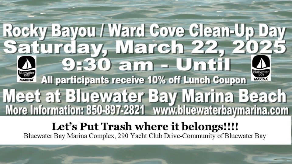 Ward Cove \/ Rocky Bayou Clean-Up Day