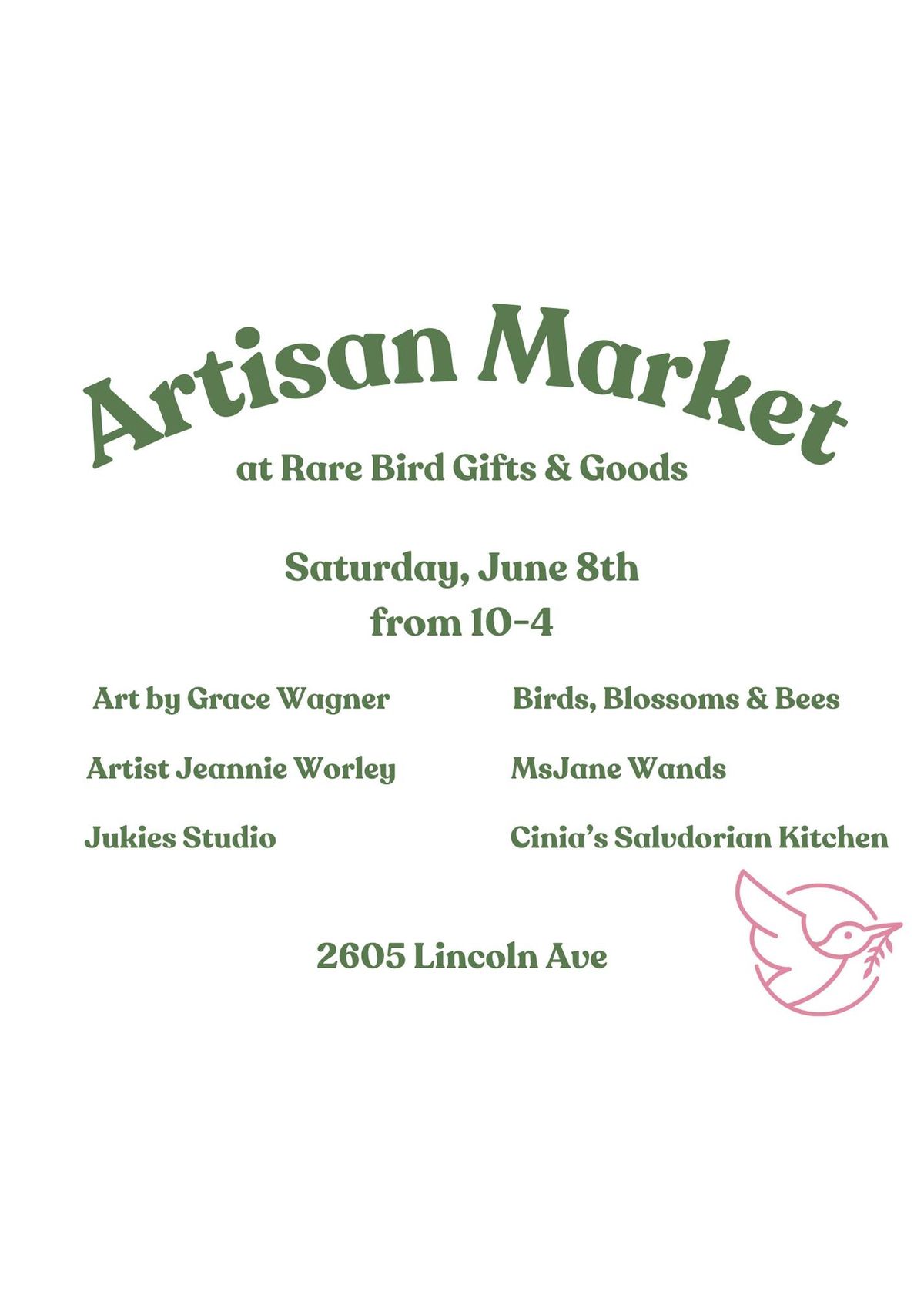 Artisan Market at Rare Bird Gifts & Goods