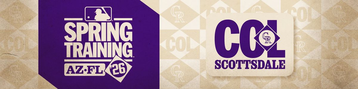 2026 Colorado Rockies Spring Training Season Tickets (Includes Tickets To All Spring Training Home Games)