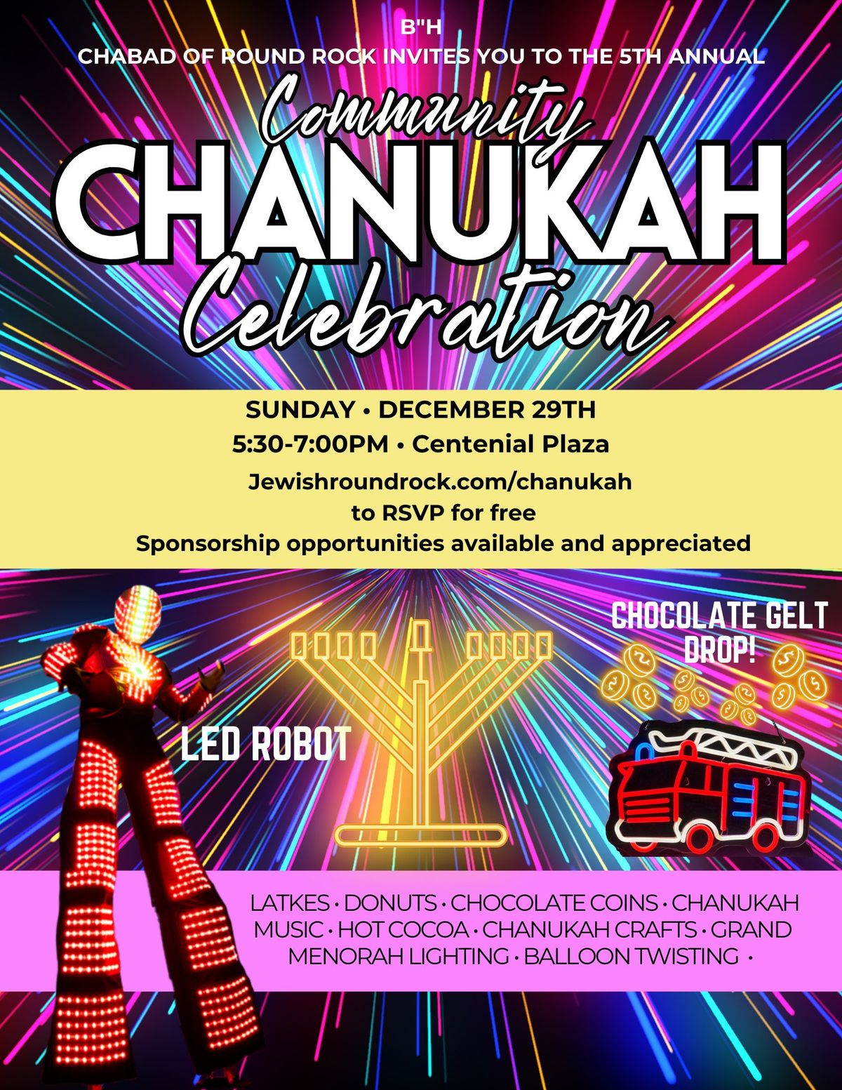 Community Chanukah Celebration in Round Rock