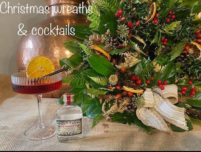 Christmas wreath making and cocktail evenings