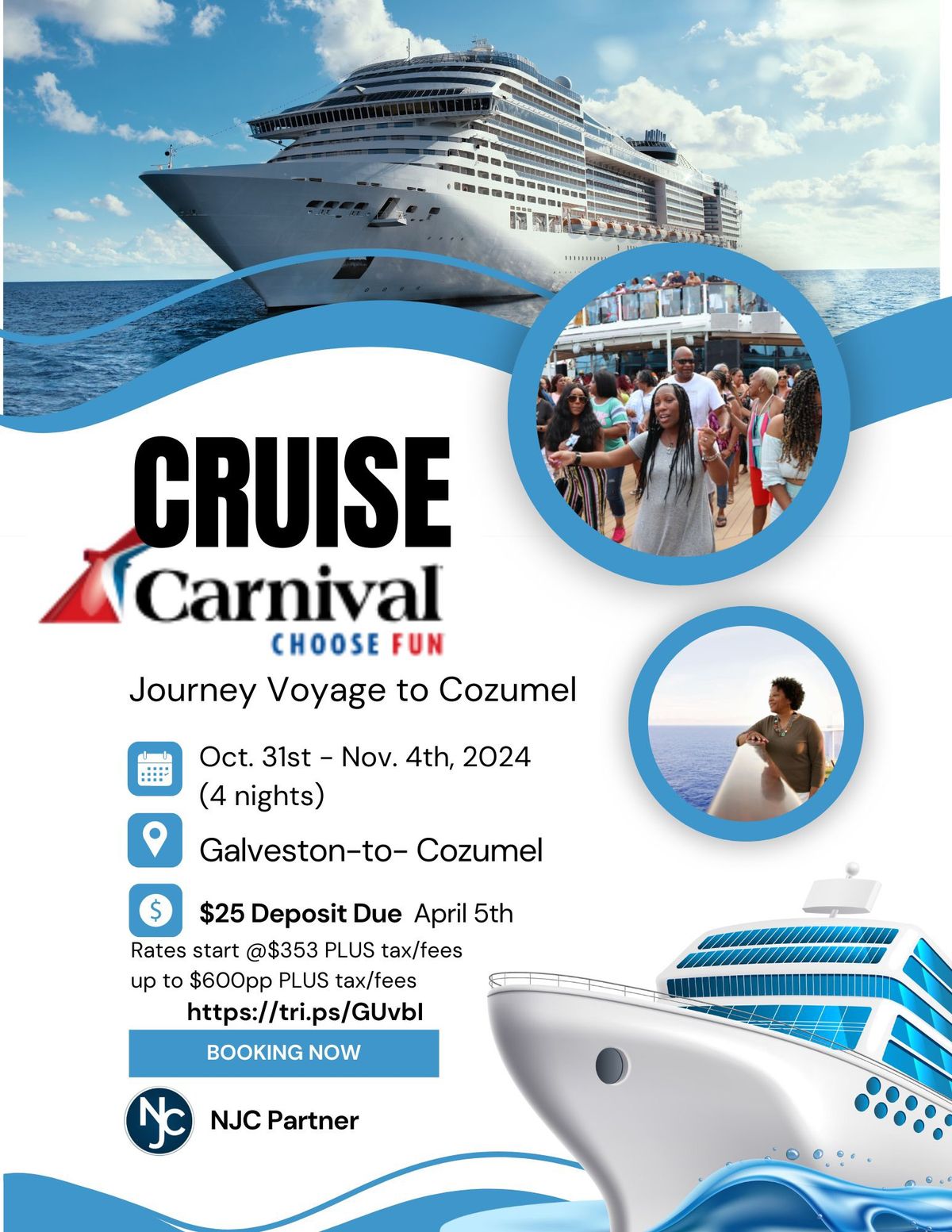 Journey Voyage Cozumel Cruise Oct 31, 2024