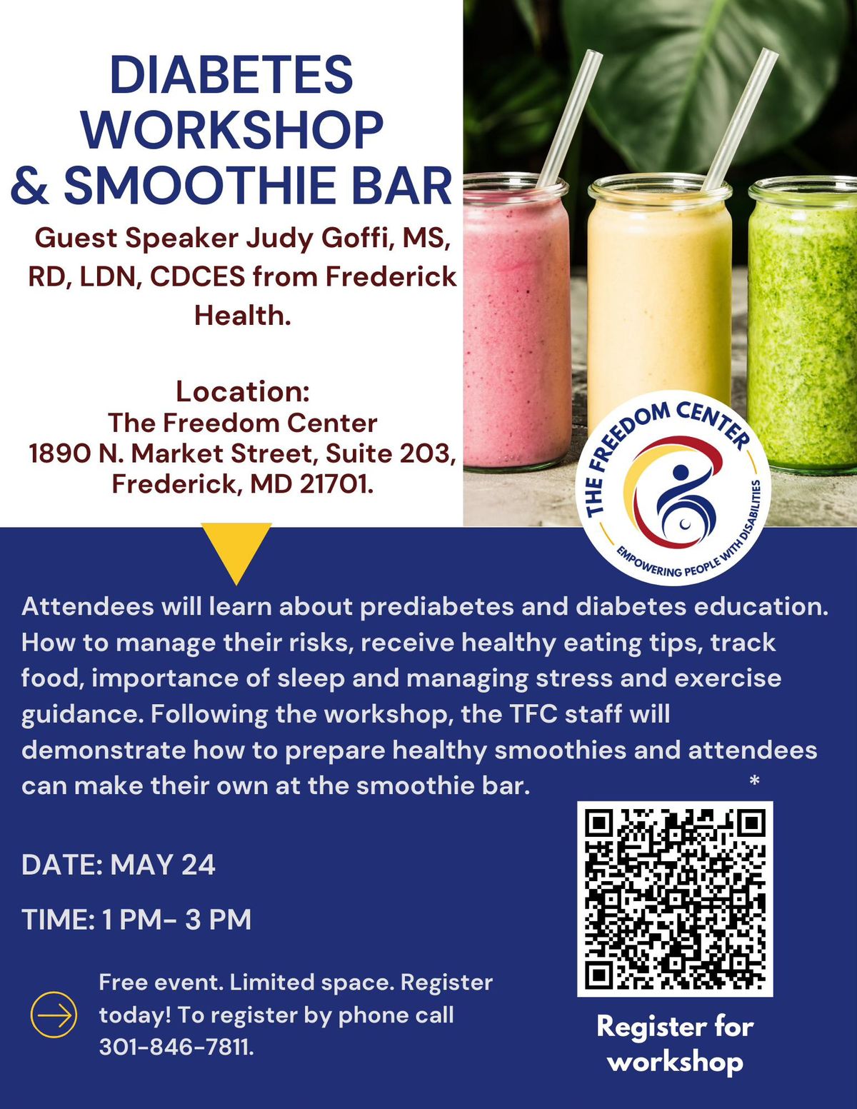 Diabetes Workshop & Smoothie Bar
