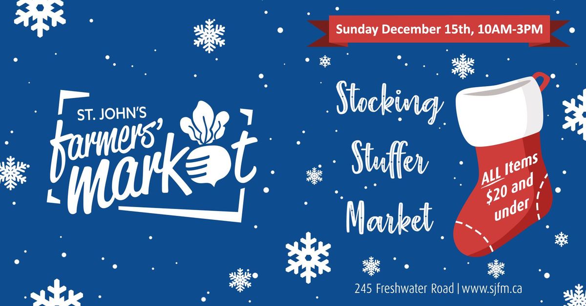 SJFM Stocking Stuffer Market- All Items $20 or Less!