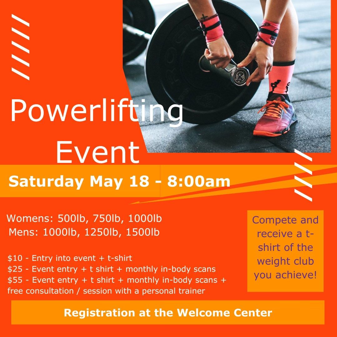1st Annual Power Lifting Event 