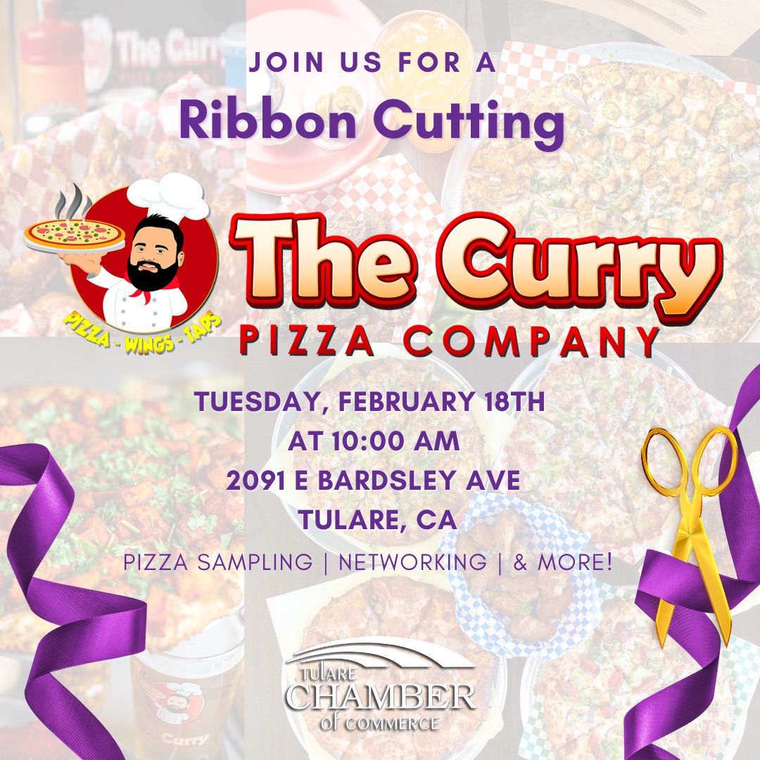 The Curry Pizza Ribbon Cutting