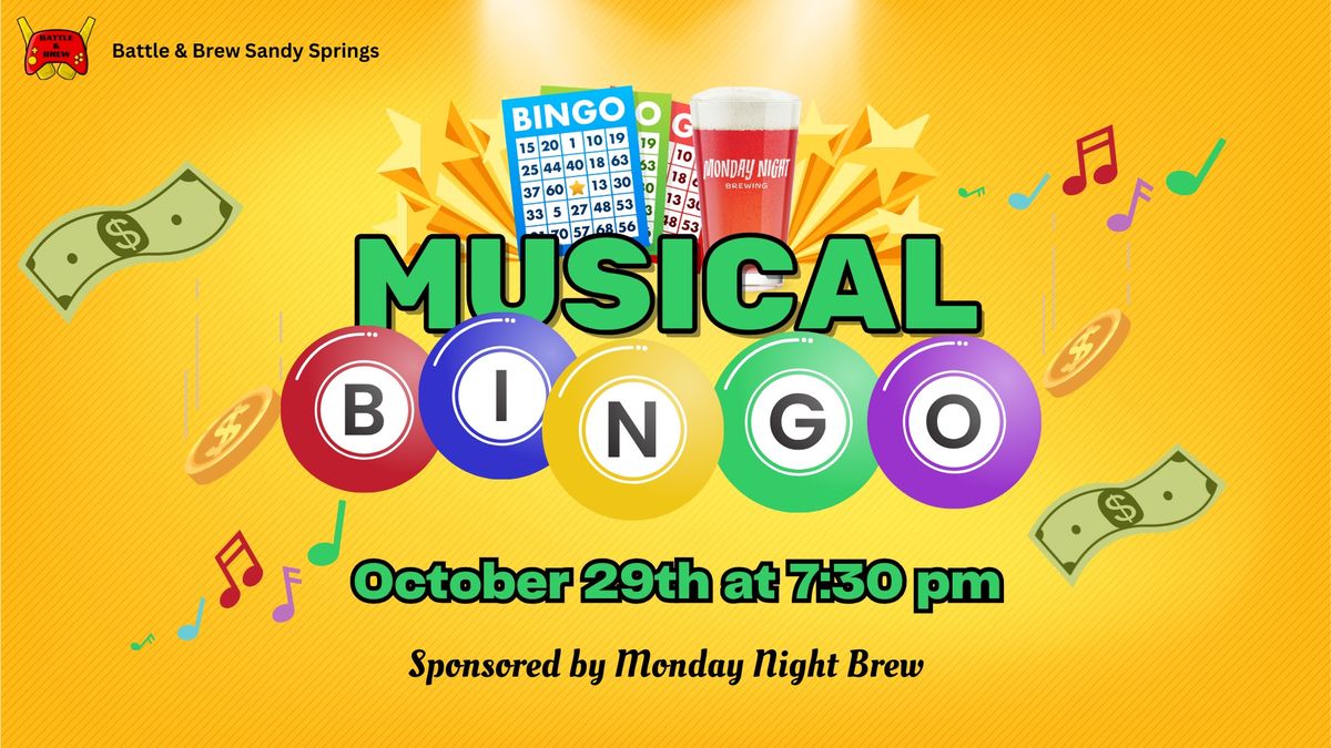 Musical Bingo Game Night: Listen & WIN