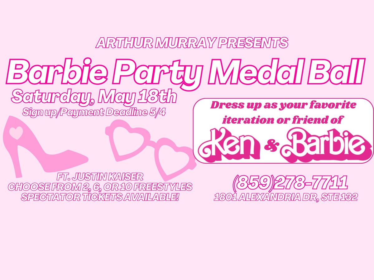 Barbie Party Medal Ball