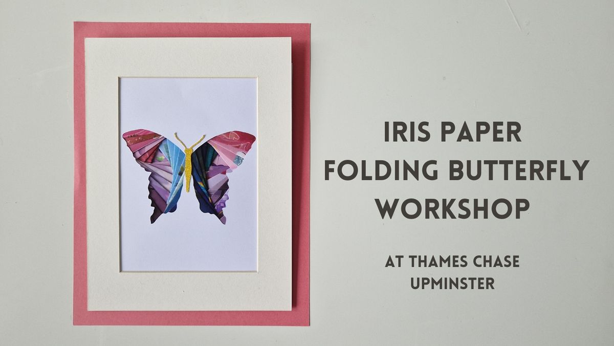 Paper Butterfly Craft Workshop at Thames Chase, Upminster 