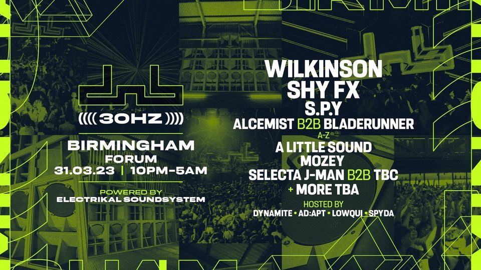 DnB Allstars 30HZ: Birmingham, Forum Birmingham, 31 March 2023