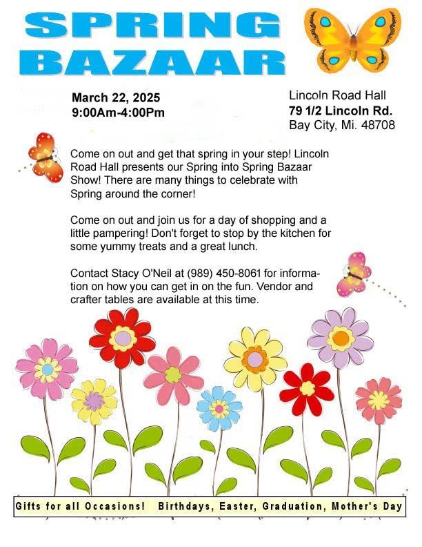 Lincoln Road Hall Spring Bazaar 