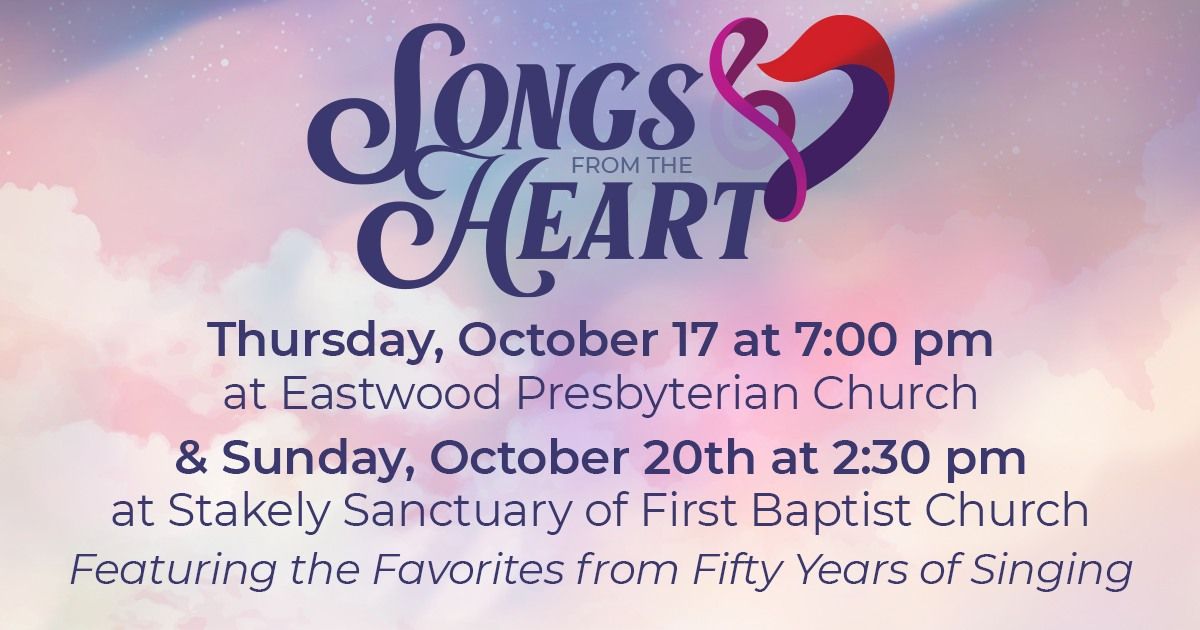 Montgomery Chorale presents SONGS FROM THE HEART