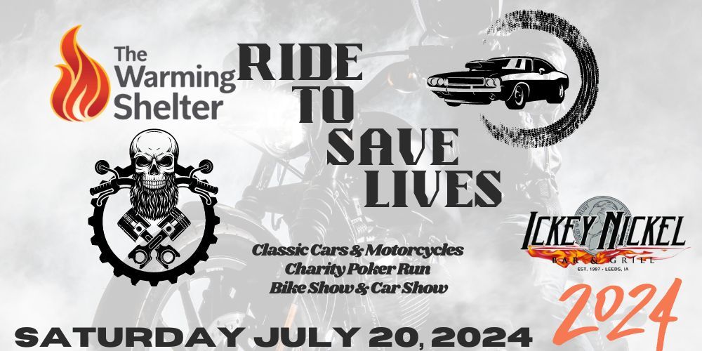 2024 Ride To Save Lives Poker Run: Motorcycles and Classic Cars Invited!