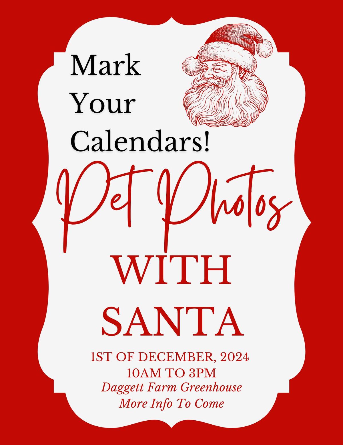 Pet Photos with Santa