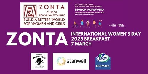 Zonta Rockhampton International Women's Day Breakfast