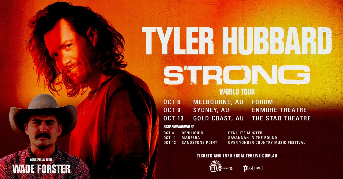 Tyler Hubbard | Strong World Tour [Sydney]