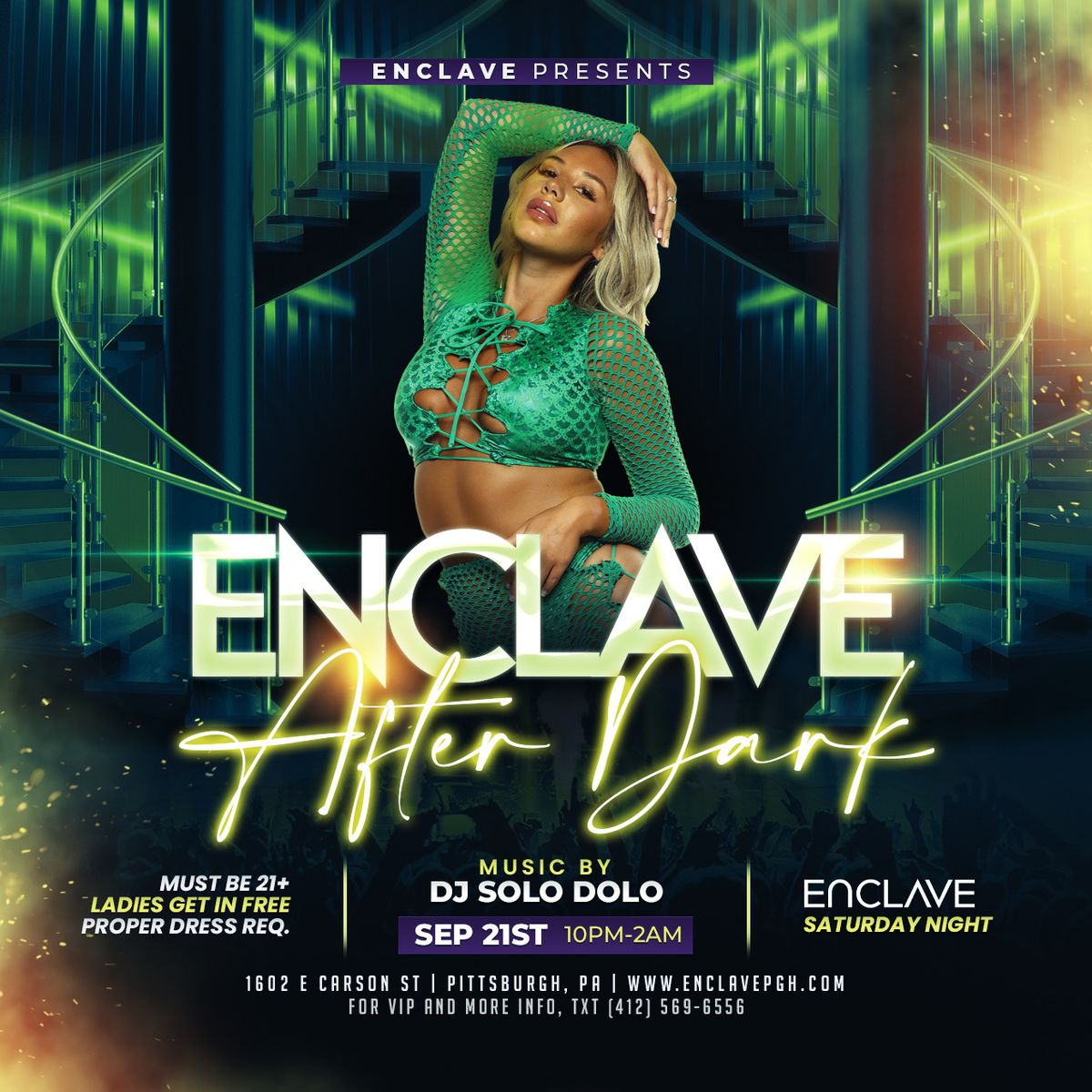 Enclave After Dark: SATURDAY NIGHT!