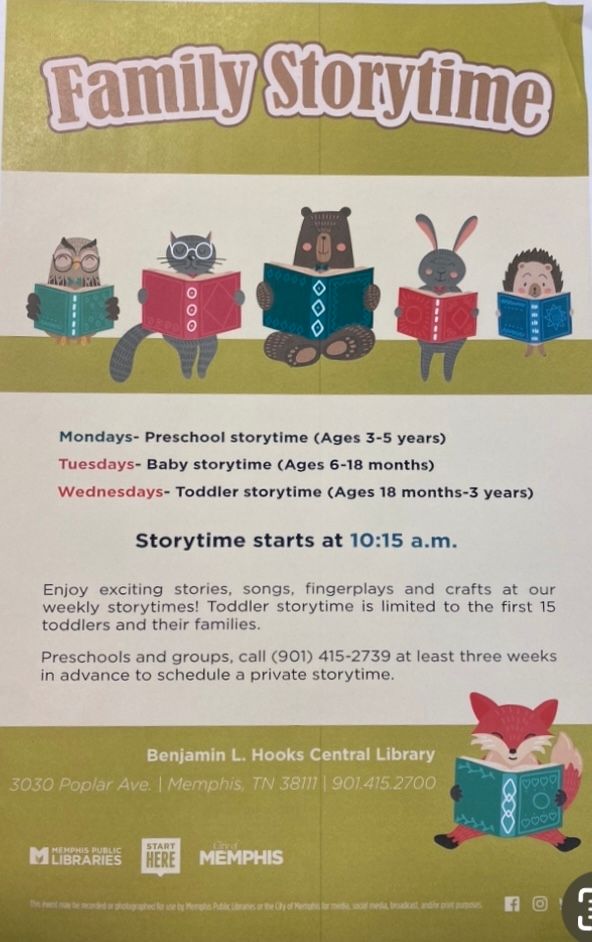 Preschool Storytime