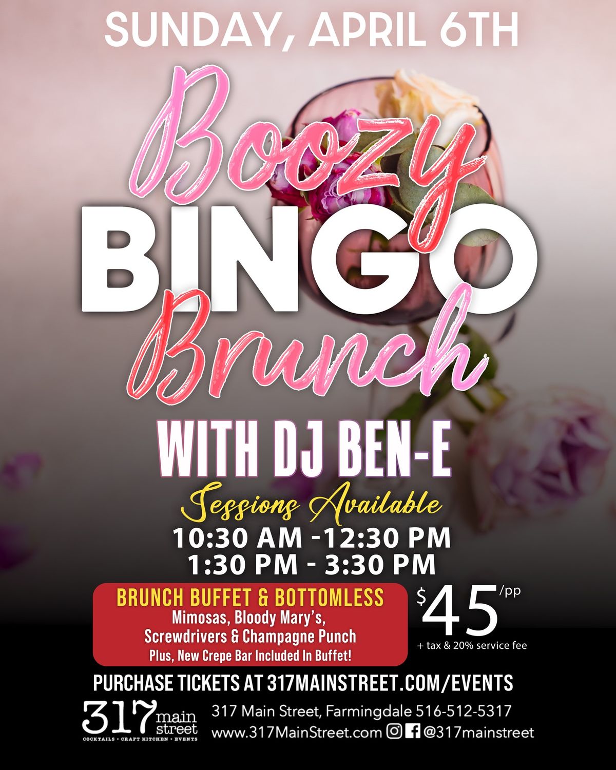 Boozy Bingo Brunch at 317 Main Street