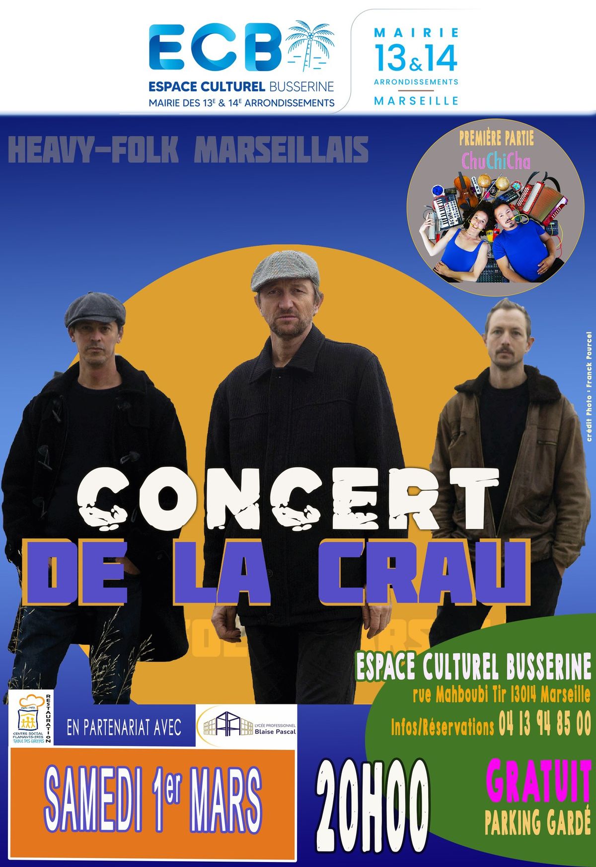 Concert De la Crau + Chu Chi Cha