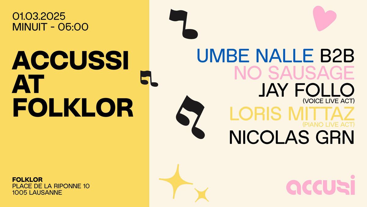 Accussi \/\/\/ Umbe Nalle b2b No Sausage - Jay Follo - Loris Mittaz - Nicolas GRN