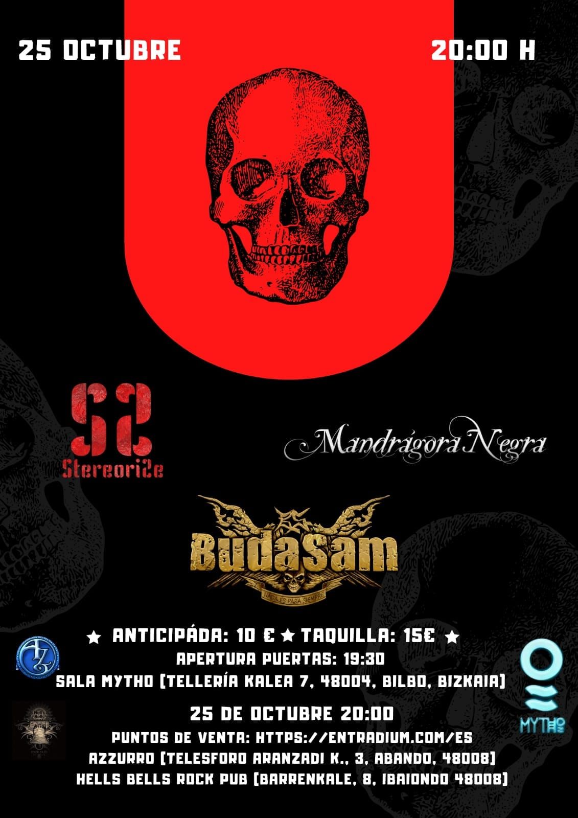 BudaSam + Mandragora Negra + Stereorize 