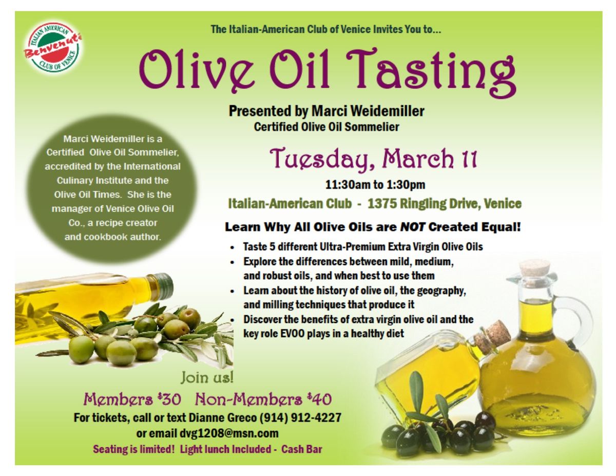 Olive Oil Tasting