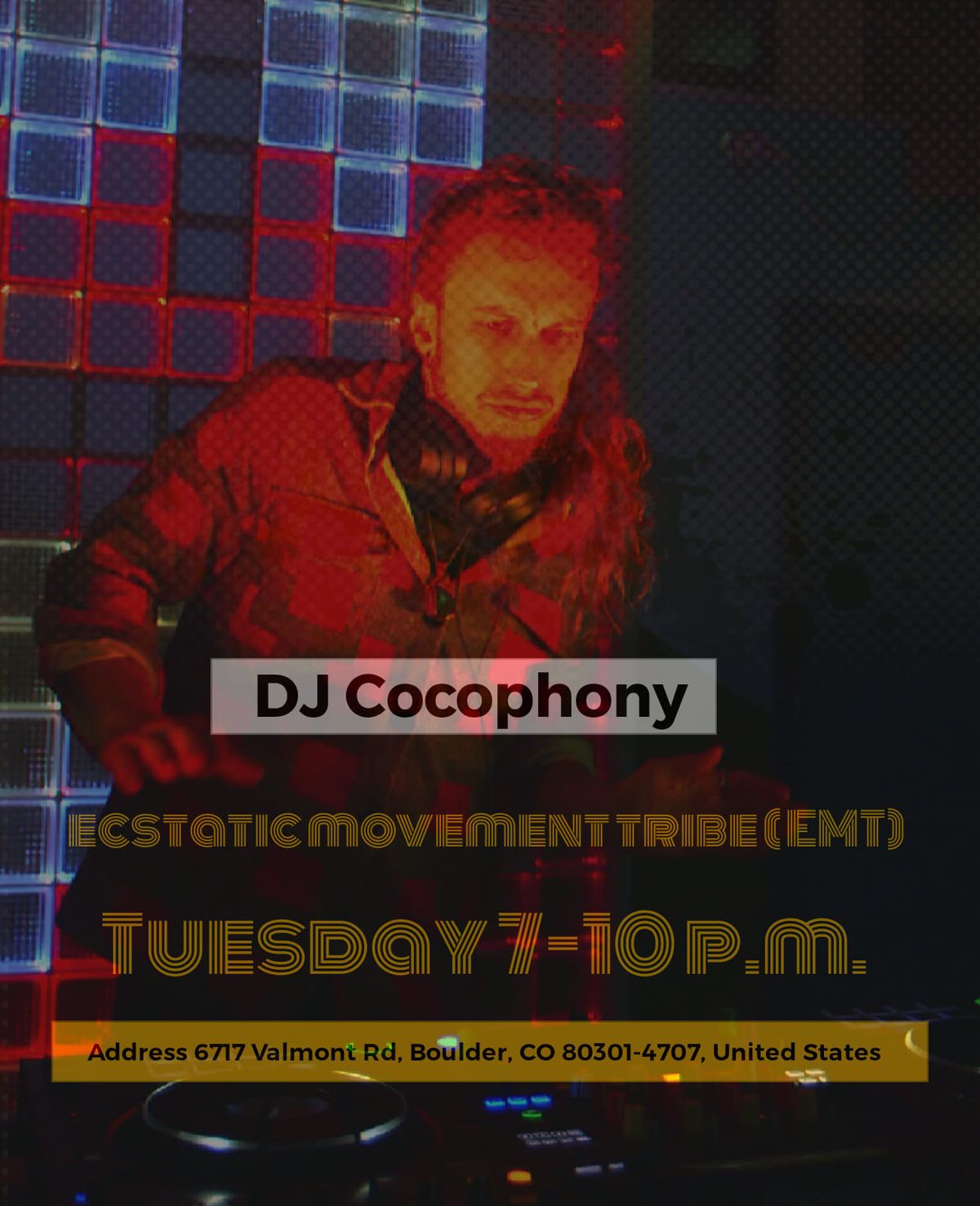 Boulder Ecstatic Movement with DJ Cocophony