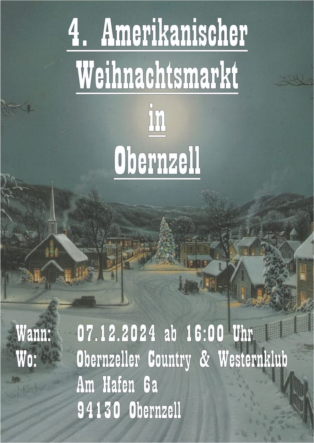 4. Amerikanischer Weihnachtsmarkt in Obernzell \ud83c\udf85\ud83c\udf32