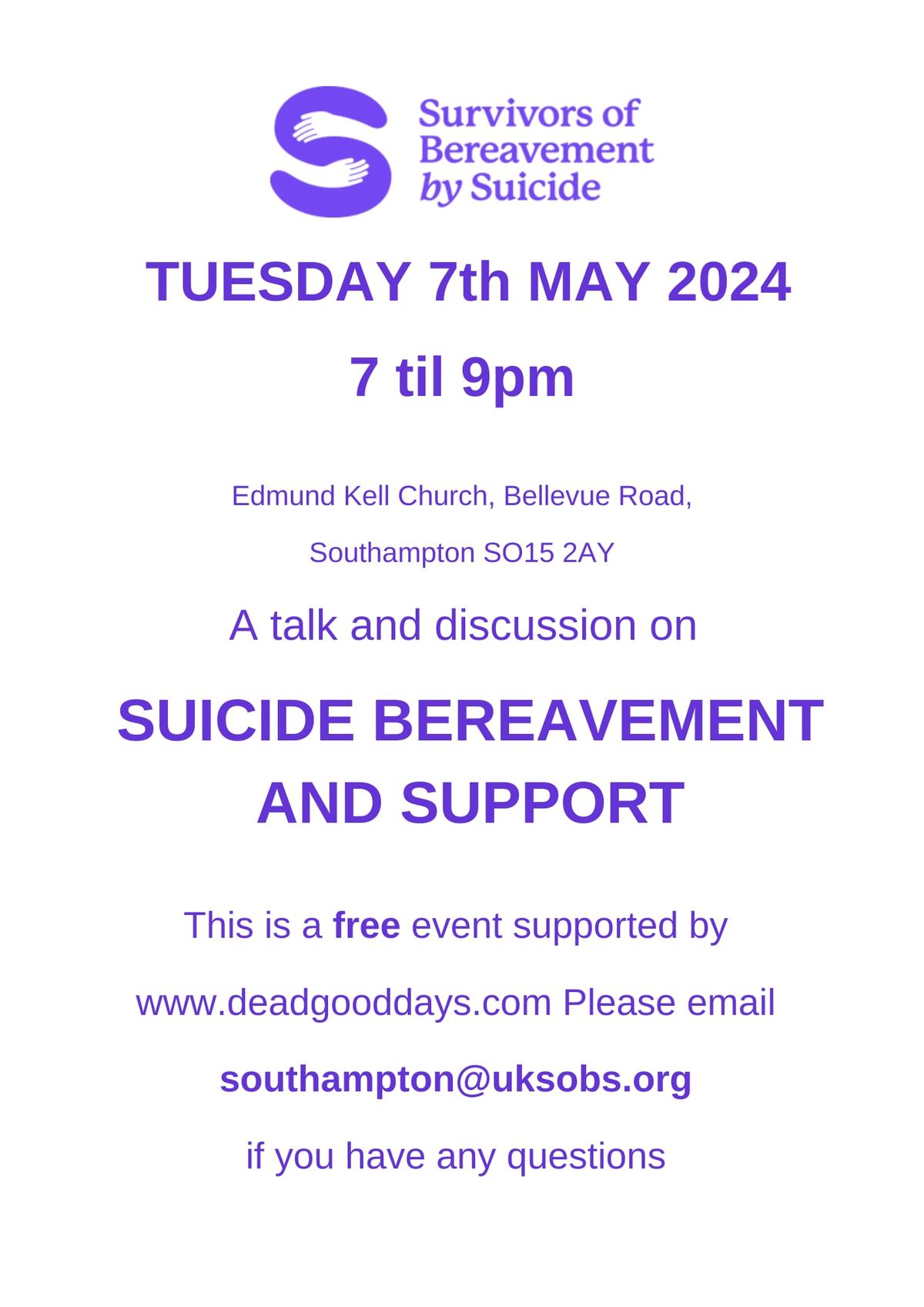 Suicide Bereavement and Support
