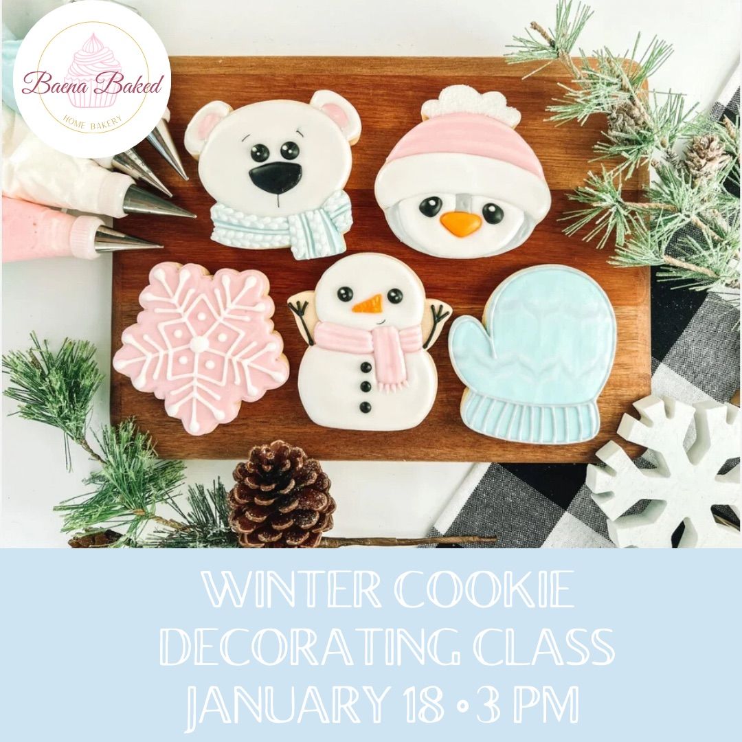 Winter Wonderland Cookie Decorating Class