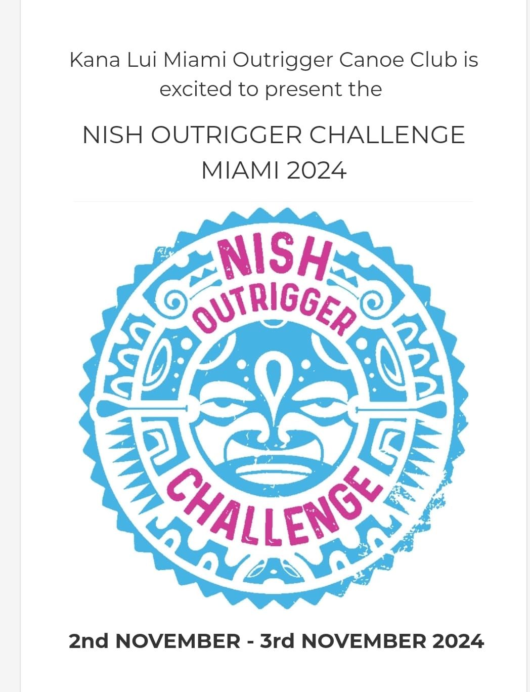 Nish Outrigger Challenge 