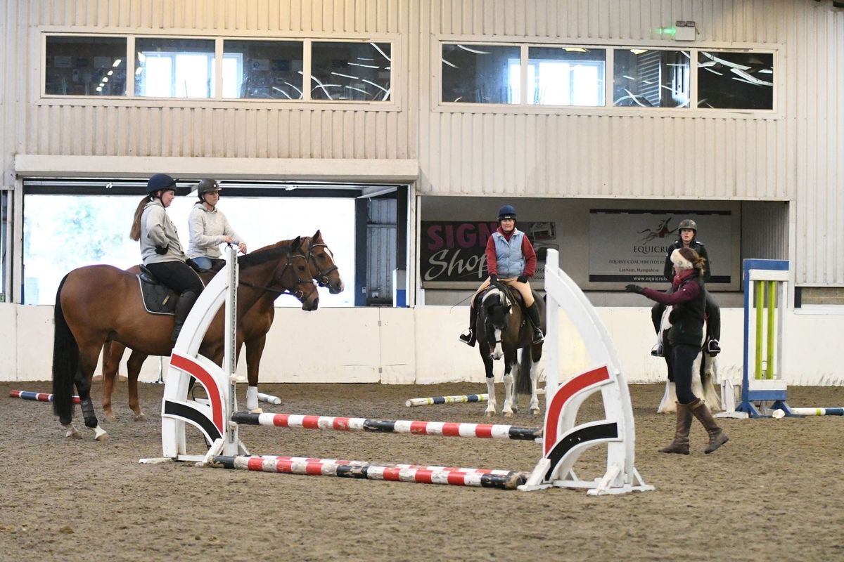 Sc Equestrian Crofton Indoor courses and poles