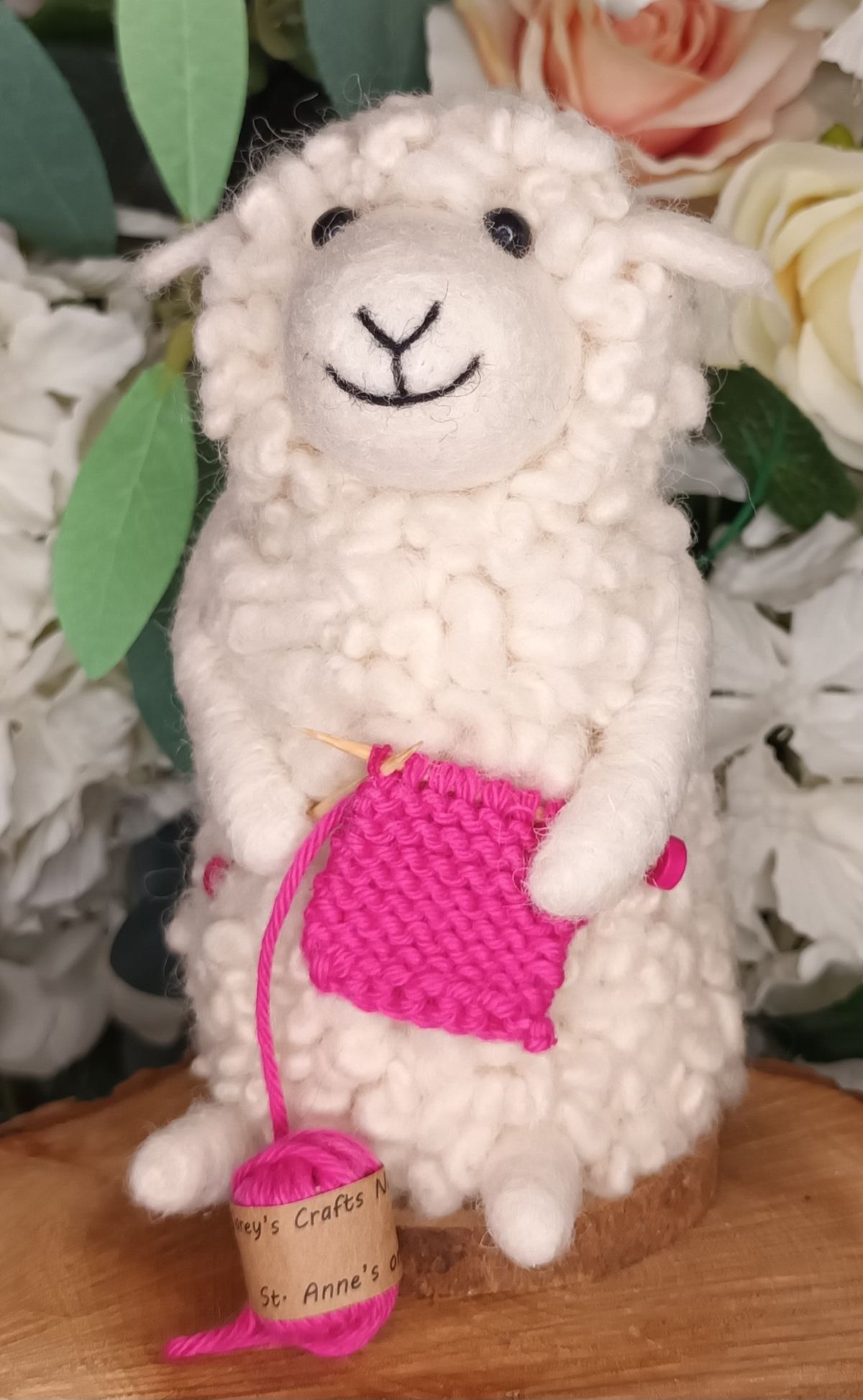 Knitting Sheep Needle Felting Workshop