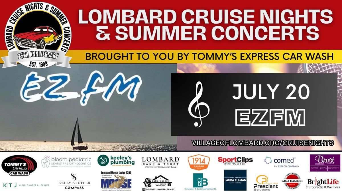 EZFM at Lombard Cruise Nights & Summer Concerts