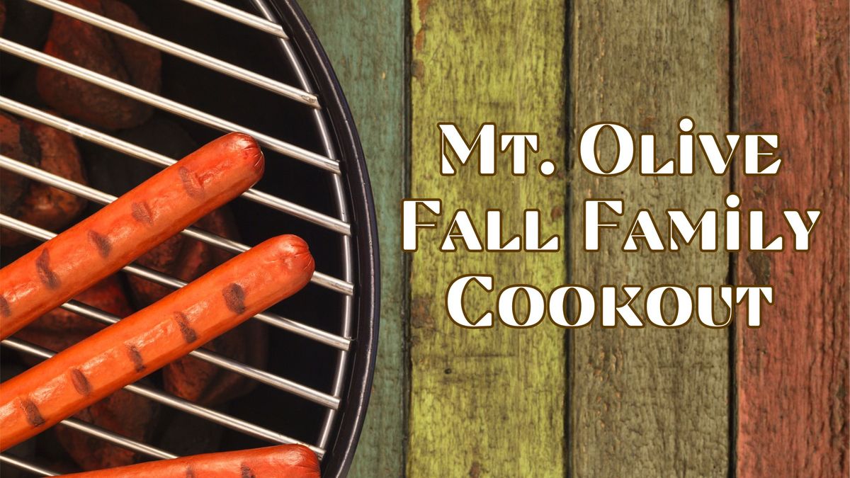 Mt. Olive Fall Family Cookout