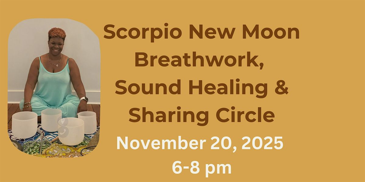 New Moon Breathwork, Sound Healing & Sharing Circle