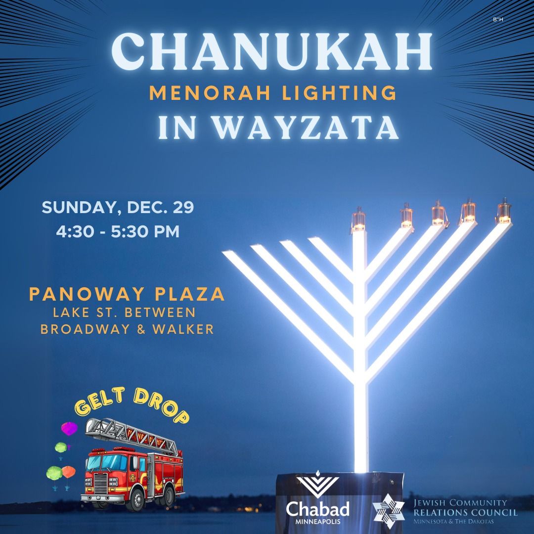 Chanukah Menorah Lighting- Wayzata!