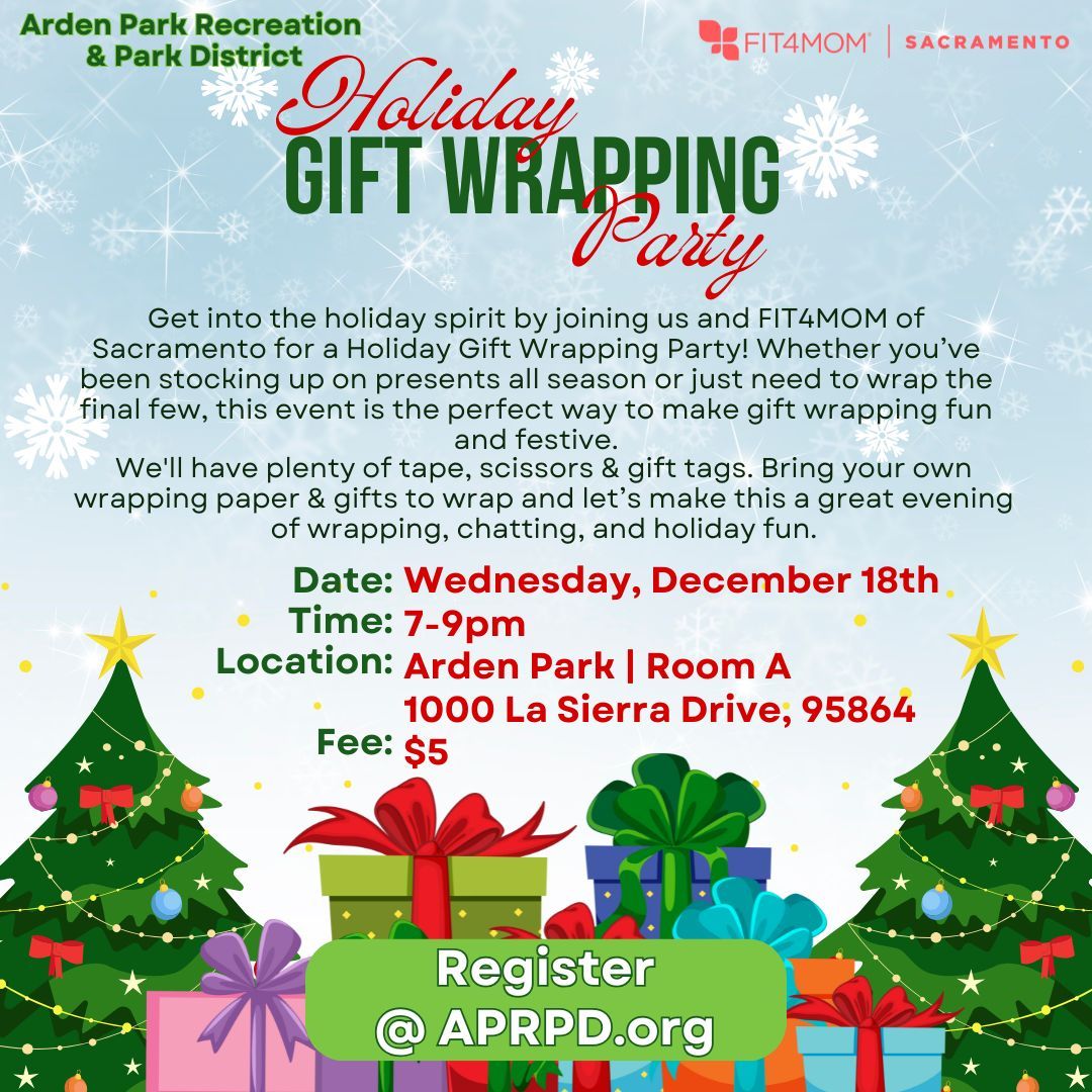 Holiday Gift Wrapping Party