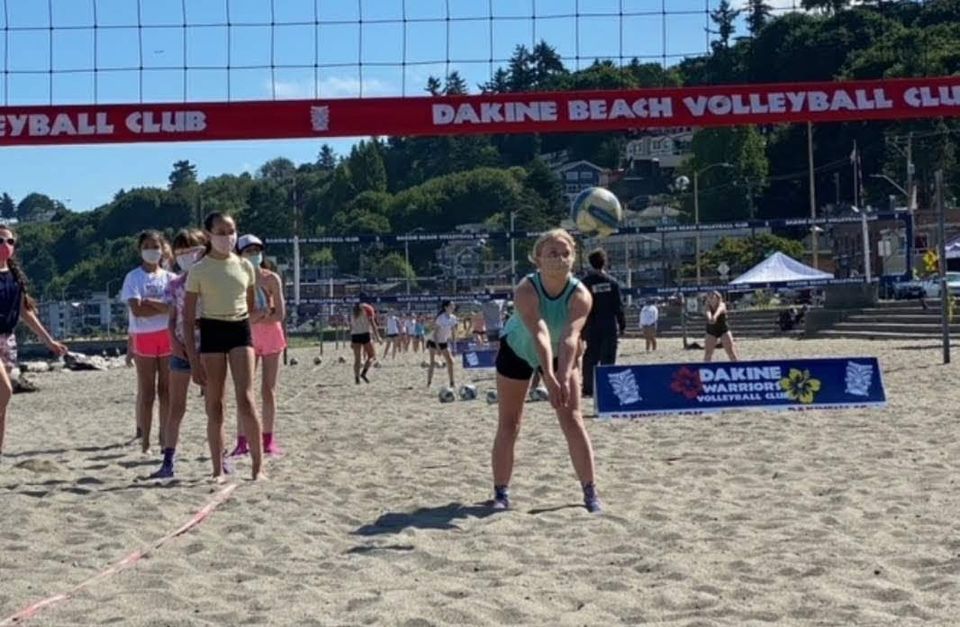 Beach Volleyball Summer Camp at Alki Beach