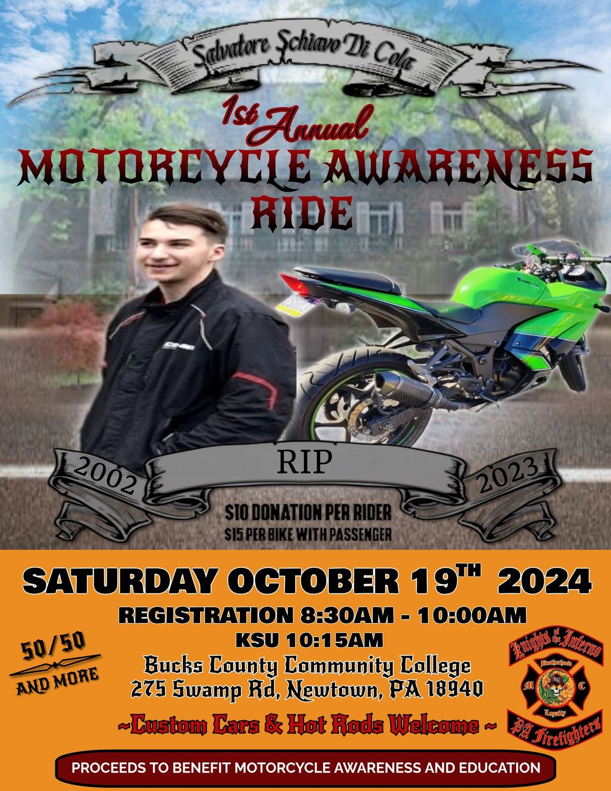 Motorcycle Awareness Ride in Memory Of Salvatore Schiano Di Cola