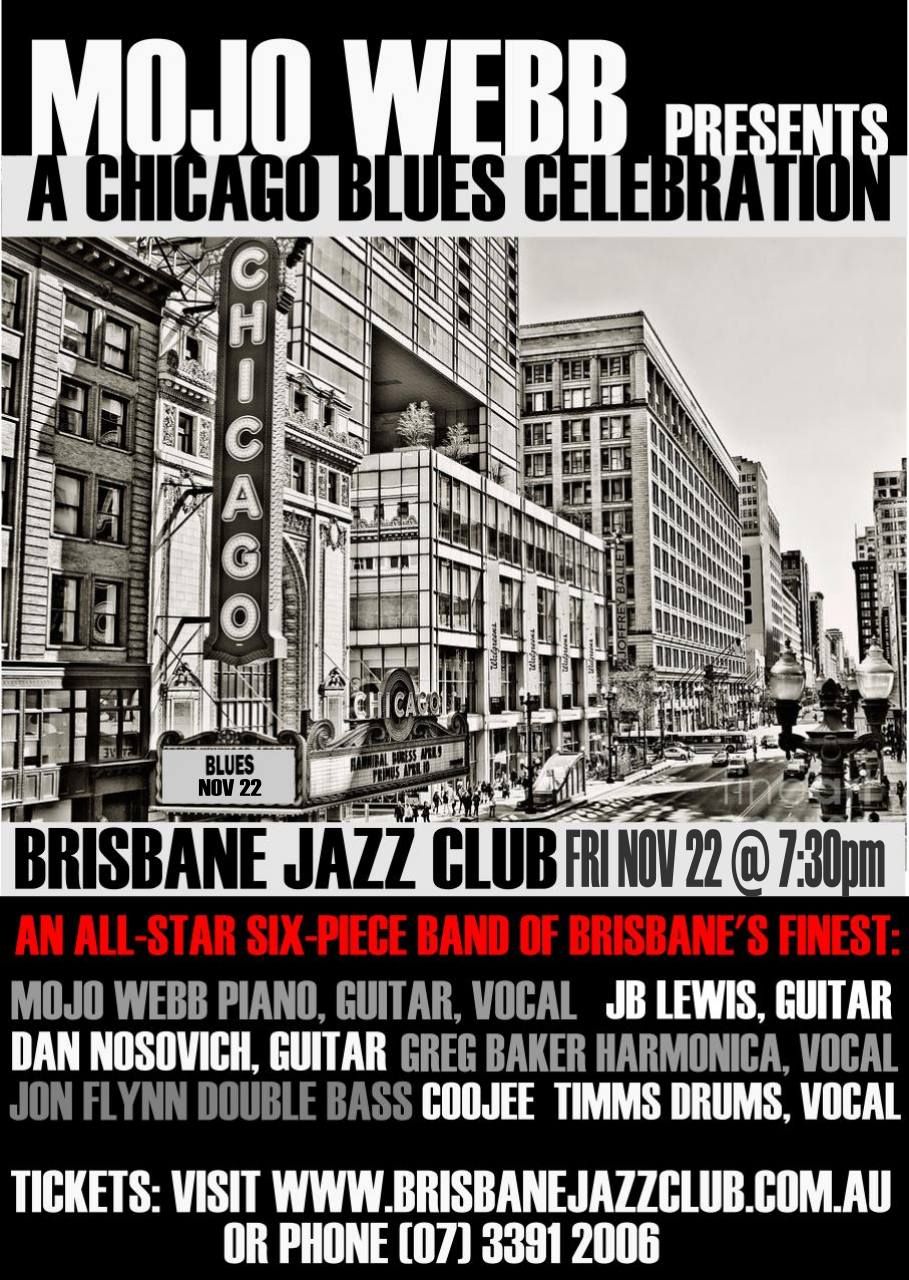 Mojo Webb Presents a Chicago Blues Celebration!