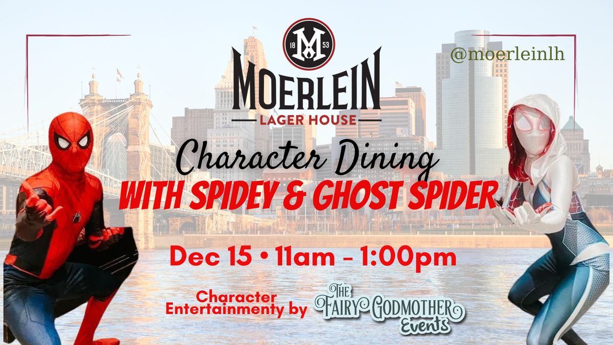 Spidey, Ghost Spider Brunch at Moerlein Lager House during Cincy Christkindlmarkt - Free Reservation