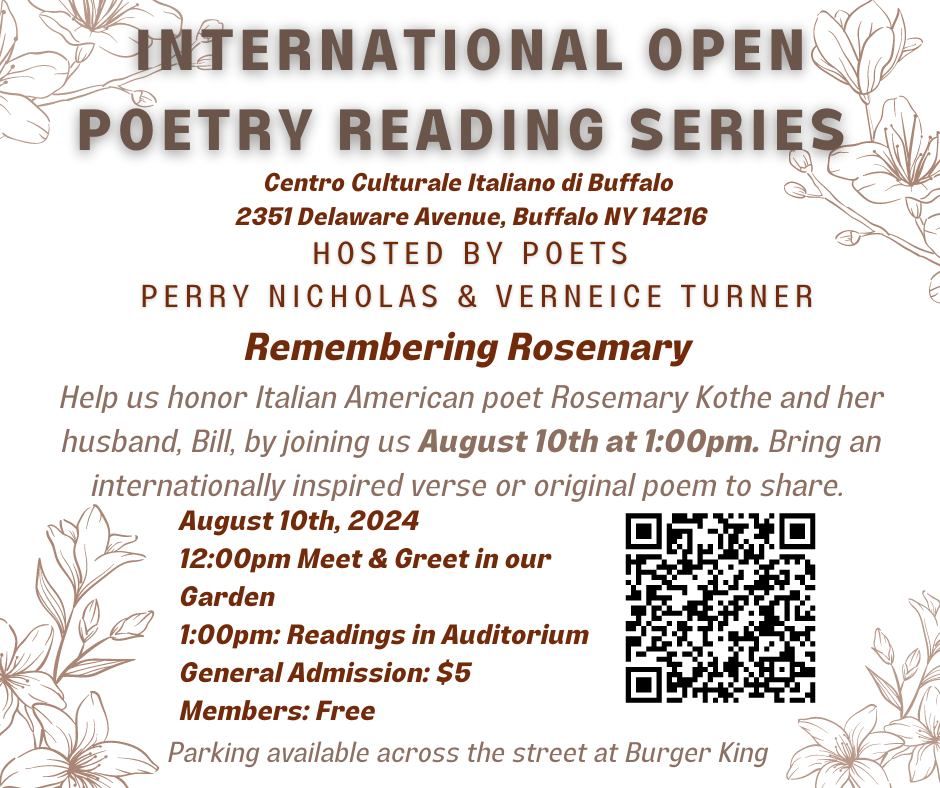 International Open Poetry Reading Series 