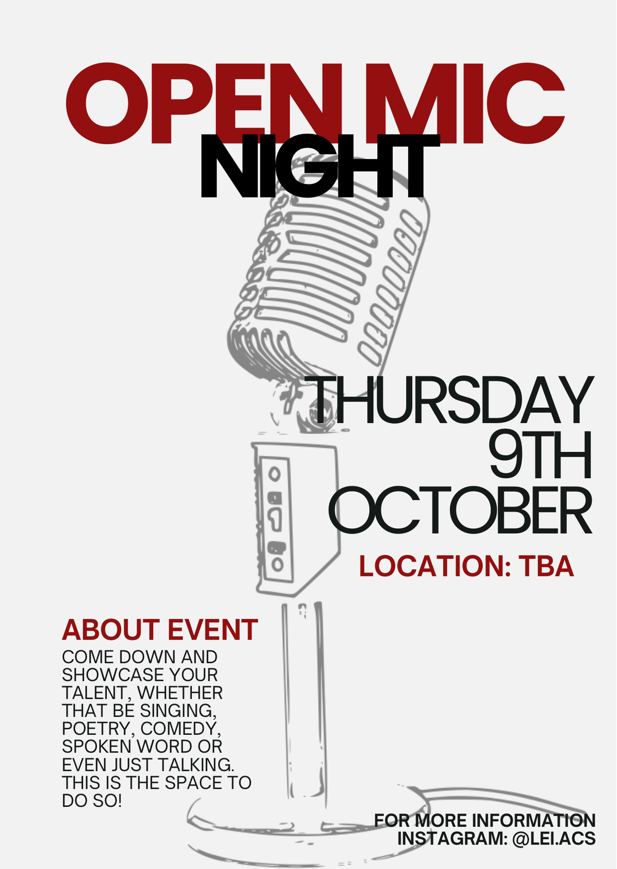 Open Mic Night