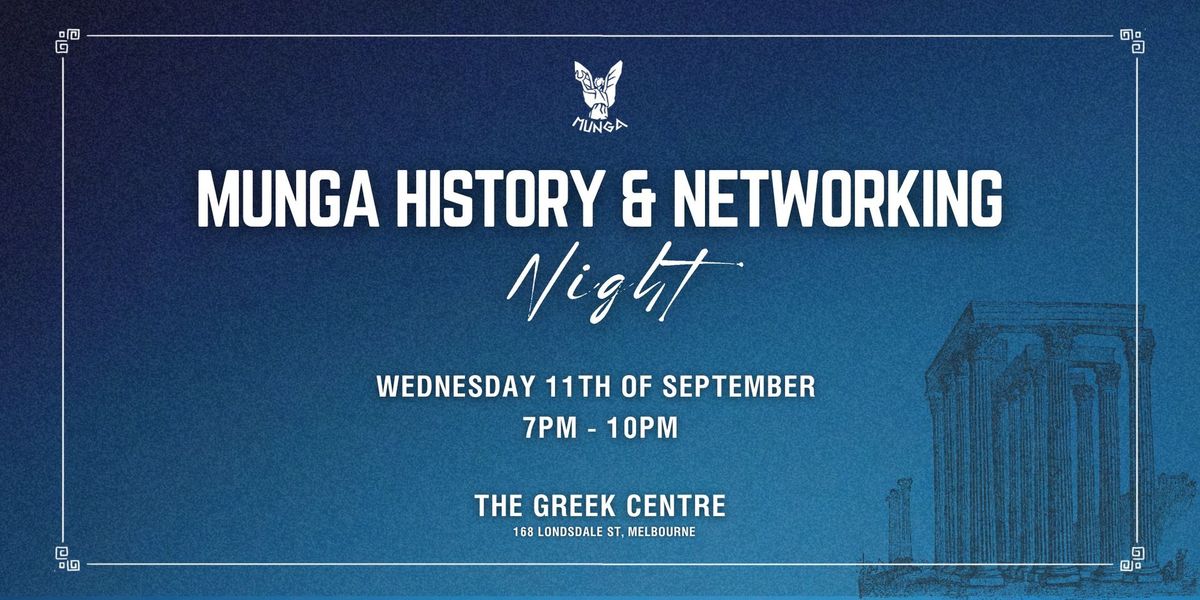 MUnGA History and Networking Night