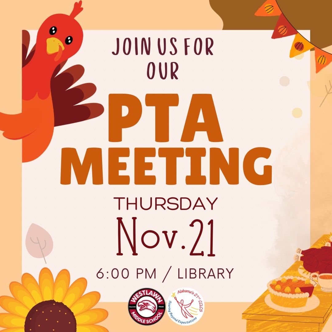 November PTA Meeting 