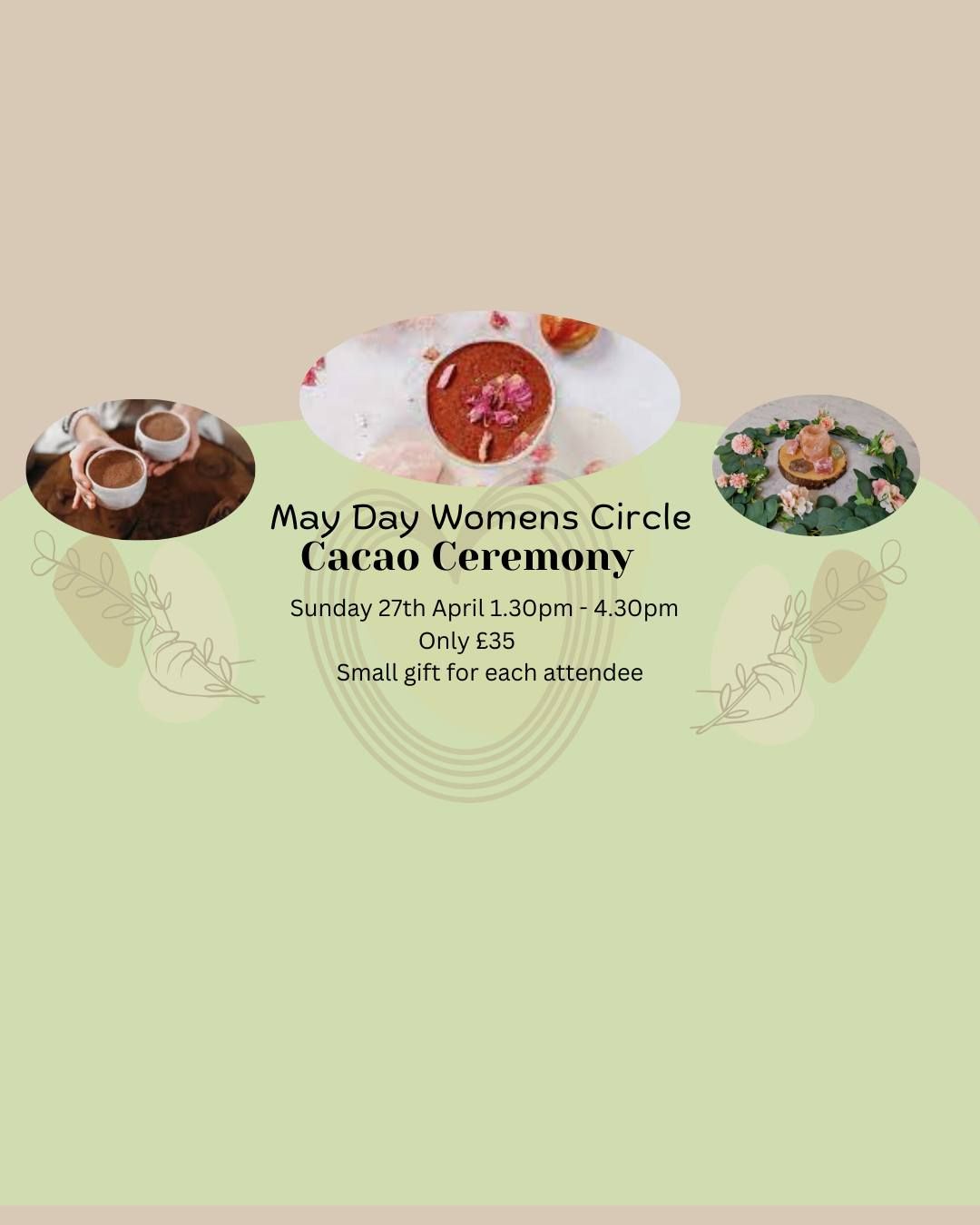 May Day Womens Circle and Cacao Ceremony