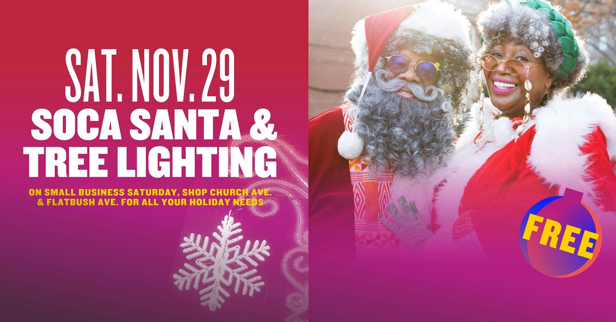 Meet Soca Santa and Annual Tree Lighting Ceremony